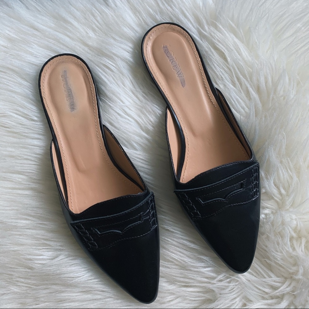 J.Crew slide mules